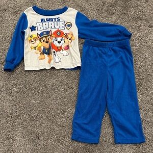 Blue and White Paw Patrol Pajama Set